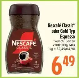 inkoop Nescafe Classic Angebot