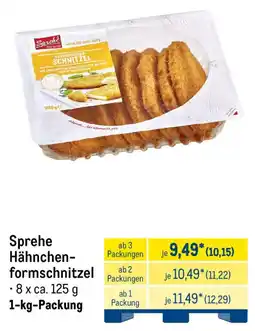 METRO Sprehe Hähnchen-formschnitzel Angebot
