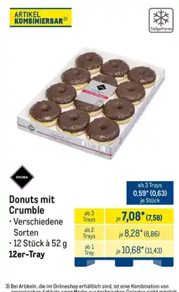 METRO RIOBA Donuts mit Crumble Angebot