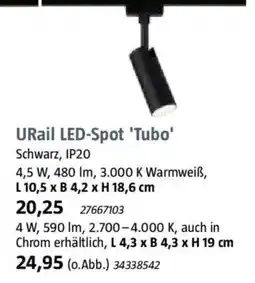 Bauhaus URail LED-Spot 'Tubo' Angebot