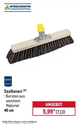 METRO METRO PROFESSIONAL Saalbesen Angebot