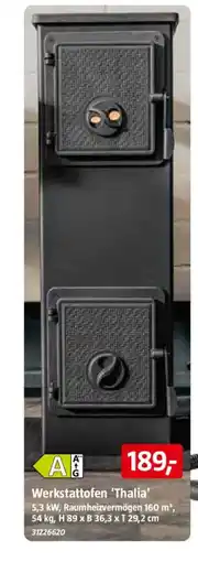 Bauhaus Werkstattofen 'Thalia' Angebot
