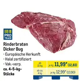 METRO PRO TRACE Rinderbraten Dicker Bug Angebot
