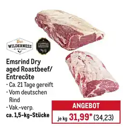 METRO Emsrind Dry aged Roastbeef/Entrecôte Angebot