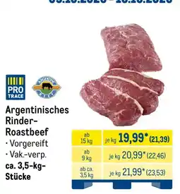 METRO Argentinisches Rinder-Roastbeef Angebot