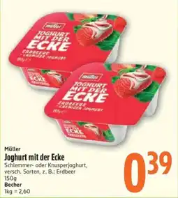 inkoop Müller Joghurt mit der Ecke Angebot