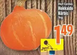 inkoop Hof Cordes Hokkaido Kürbis Angebot