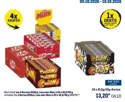 METRO KitKat, Lion oder Nuts Angebot