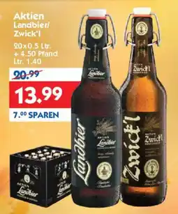 Hol'ab Getränkemarkt Aktien Landbier/ Zwick'l Angebot