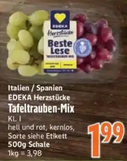 inkoop EDEKA Herzstücke Tafeltrauben-Mix Angebot