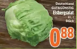 inkoop GUT&GÜNSTIG Eisbergsalat Angebot