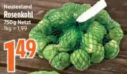 inkoop Neuseeland Rosenkohl Angebot