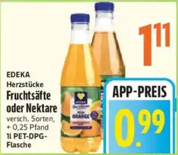 inkoop EDEKA Herzstücke Fruchtsäfte oder Nektare Angebot