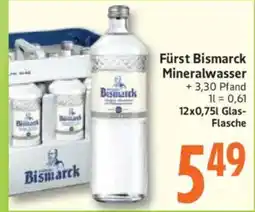 inkoop Fürst Bismarck Mineralwasser Angebot