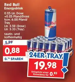Hol'ab Getränkemarkt Red Bull Energydrink Angebot