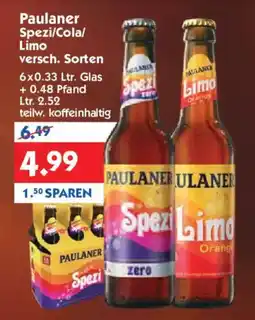 Hol'ab Getränkemarkt Paulaner Spezi/Limo Angebot