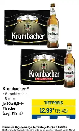 METRO Krombacher Angebot