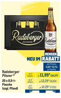 METRO Radeberger Pilsner Angebot