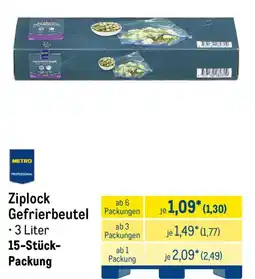 METRO Ziplock Gefrierbeutel Angebot