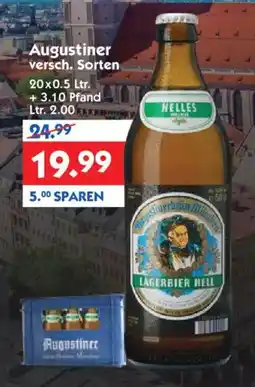 Hol'ab Getränkemarkt Augustiner Helles Lagerbier Hell Angebot