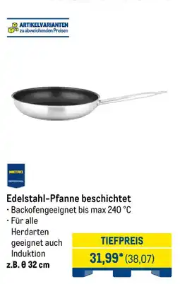 METRO Edelstahl-Pfanne beschichtet Angebot