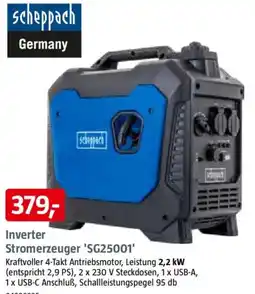 Bauhaus Scheppach Inverter Stromerzeuger 'SG25001' Angebot