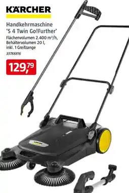 Bauhaus KÄRCHER Handkehrmaschine 'S 4 Twin Go!Further' Angebot
