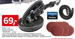 Bauhaus Scheppach Wand- und Deckenschleifer 'TBS915-BE' Angebot