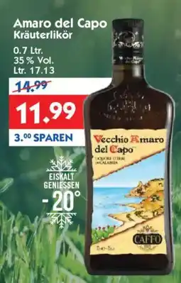 Hol'ab Getränkemarkt Amaro del Capo Kräuterlikör Angebot
