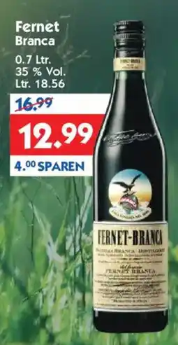 Hol'ab Getränkemarkt Fernet Branca Angebot