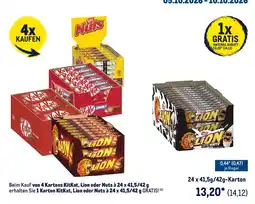 METRO KitKat, Lion oder Nuts Angebot