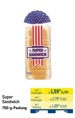 METRO Super Sandwich Angebot