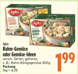 inkoop Iglo Rahm-Gemüse oder Gemüse-Ideen Angebot