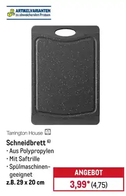 METRO Tarrington House Schneidbrett Angebot