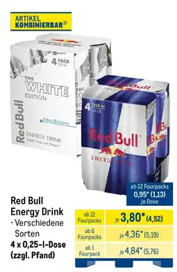 METRO Red Bull Energy Drink Angebot