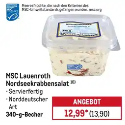 METRO MSC Lauenroth Nordseekrabbensalat Angebot