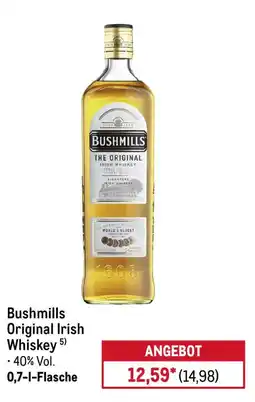 METRO Bushmills Original Irish Whiskey Angebot