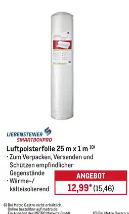 METRO LIEBENSTEINER SMARTBOXPRO Luftpolsterfolie Angebot
