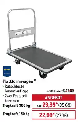 METRO METRO PROFESSIONAL Plattformwagen Angebot