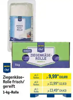 METRO Ziegenkäse-Rolle frisch/gereift Angebot
