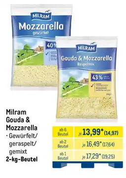 METRO Milram Gouda & Mozzarella Angebot