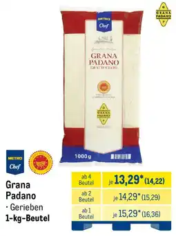 METRO Grana Padano · Gerieben Angebot