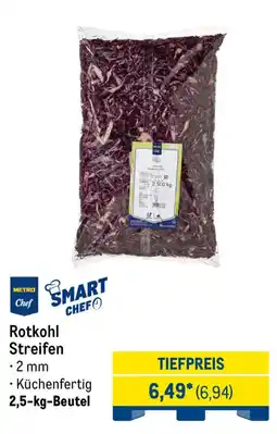 METRO SMART CHEF Rotkohl Streifen Angebot