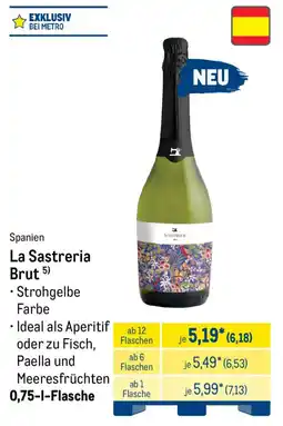 METRO La Sastleria Brut Angebot