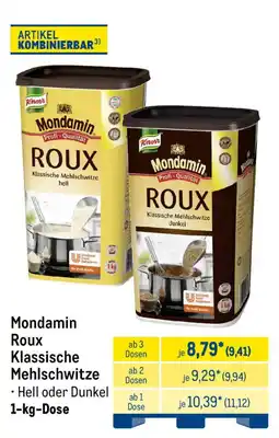METRO Mondamin Roux Klassische Mehlschwitze Angebot
