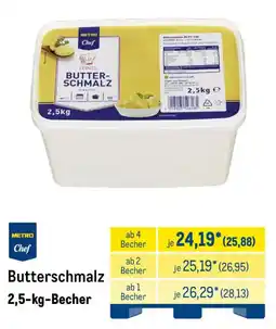 METRO METRO Chef Butterschmalz Angebot