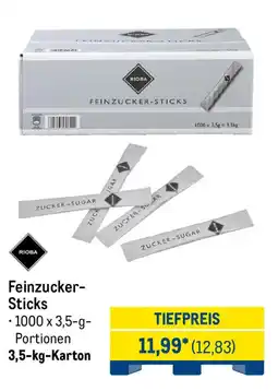 METRO RIOBA Feinzucker-Sticks Angebot