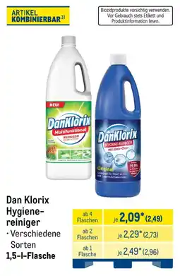 METRO Dan Klorix Hygiene-reiniger Angebot