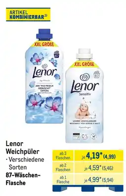 METRO Lenor Weichpüler Angebot