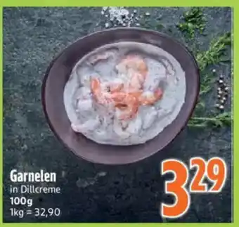 Garnelen in Dillcreme